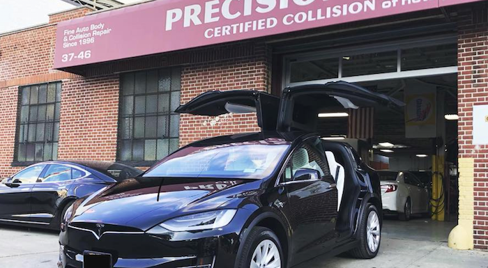 Precision Auto Works of LIC is NYC's first Tesla Factory Trained and Approved Body Shop.