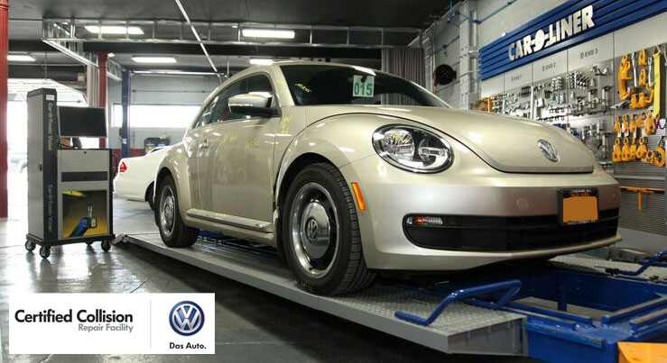 Certified Collision of Long Island in Freeport, NY is a high end independent Volkswagen Certified body shop in NYC, and also Tesla, Acura Honda, Nissan Infiniti and Ford F150 aluminum certified.